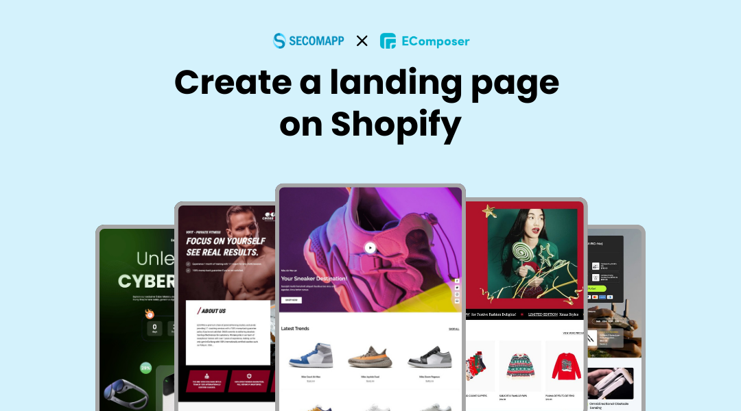 Cover- How to create a landing page on Shopify